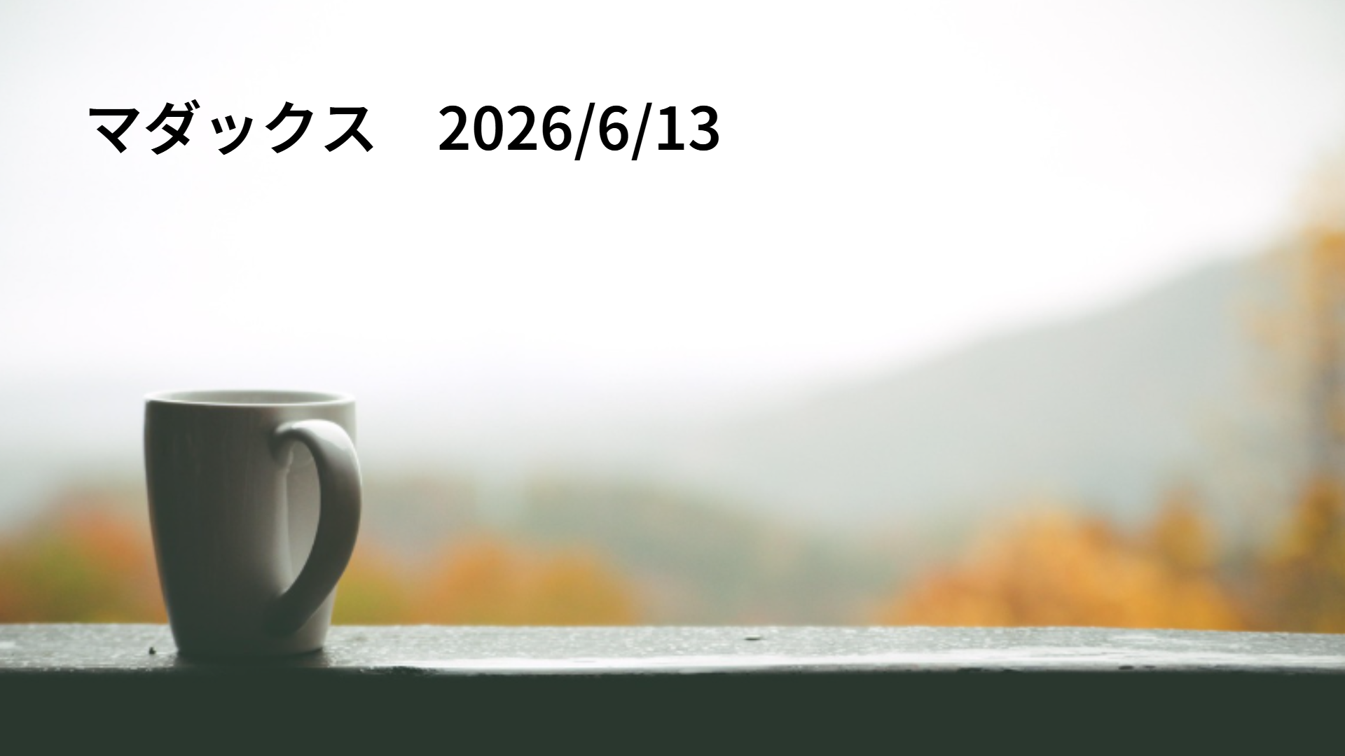 マダックス　2026/6/13